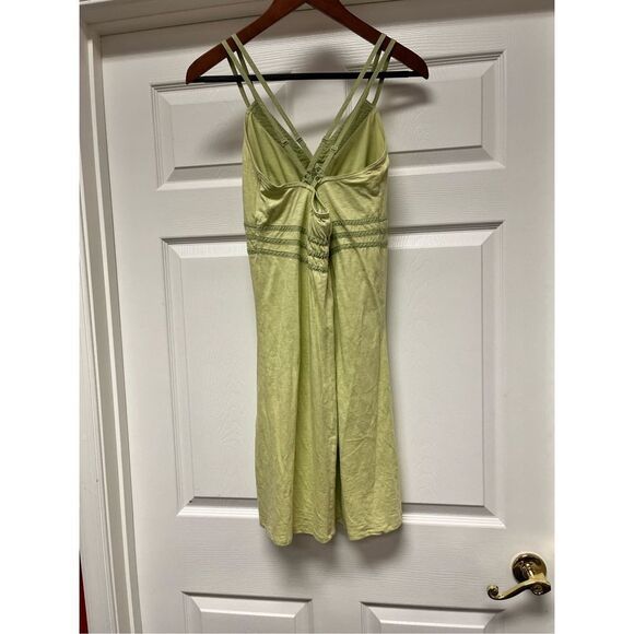 Athleta Avalon Cucumber Strappy Back Shelf Bra Sundress sz L EUC - Picture 5 of 7
